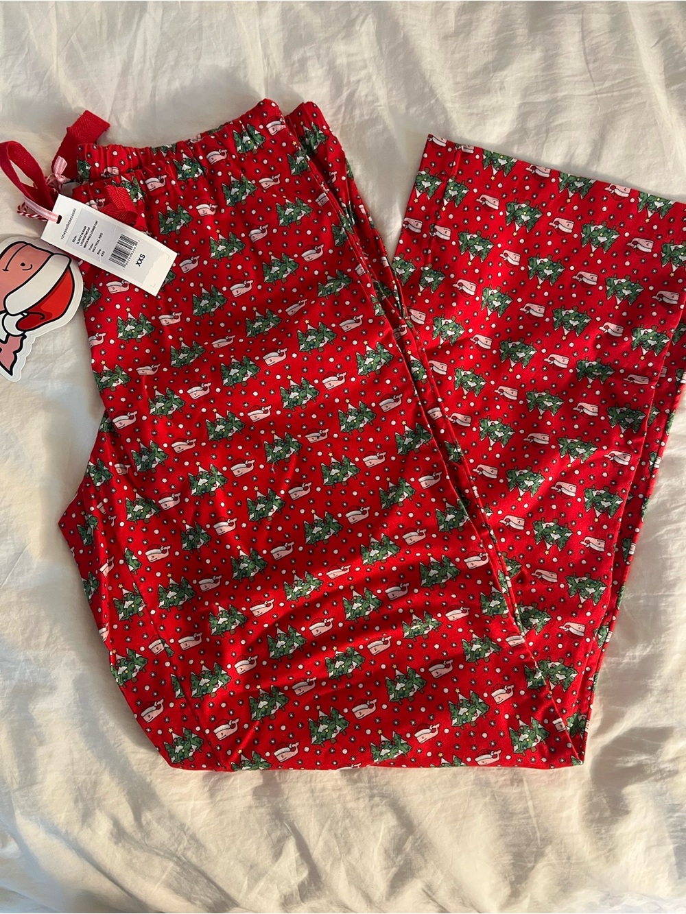 NWT vineyard vines Christmas Tree Print Pajama Pants, sz XXS
